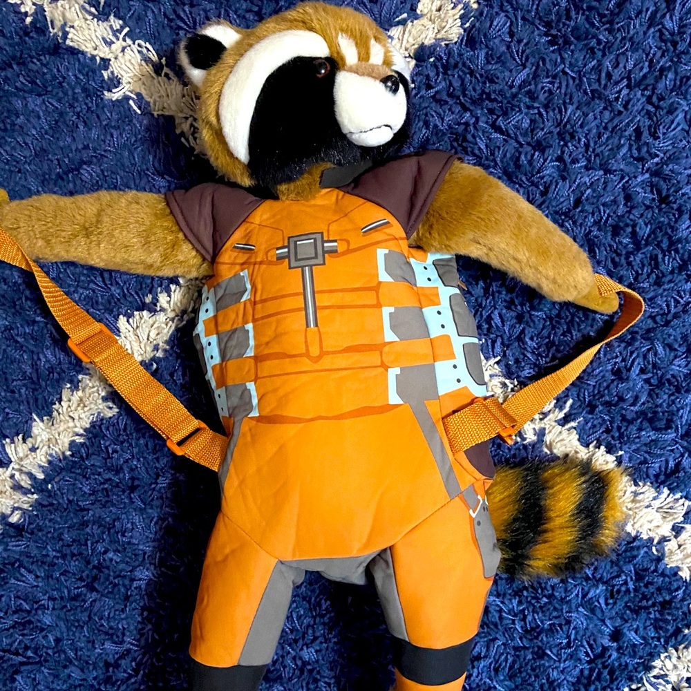 Rocket raccoon backpack